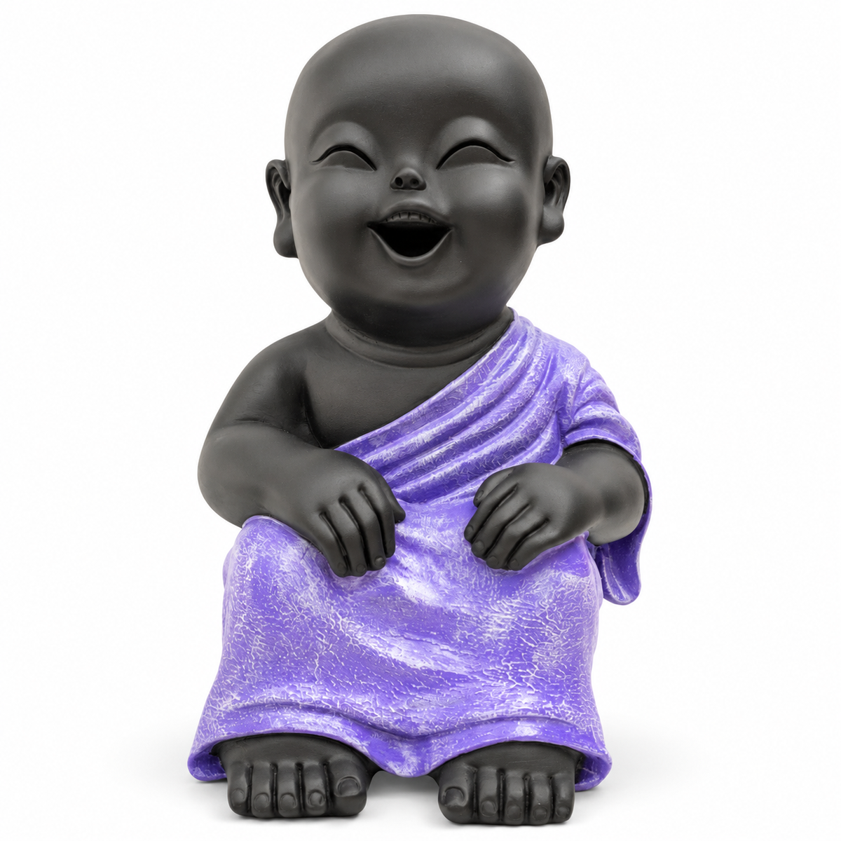 Thinking Pose Home Decor Doll - Purple & Black