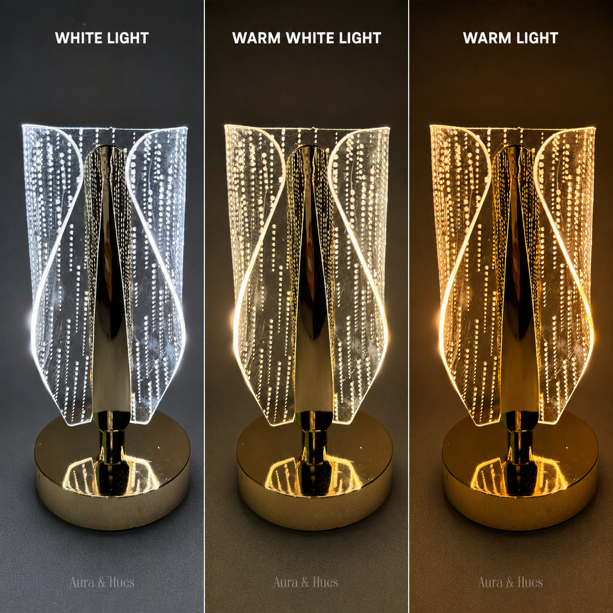 Rechargeable Table Lamp - USB charging port and switch