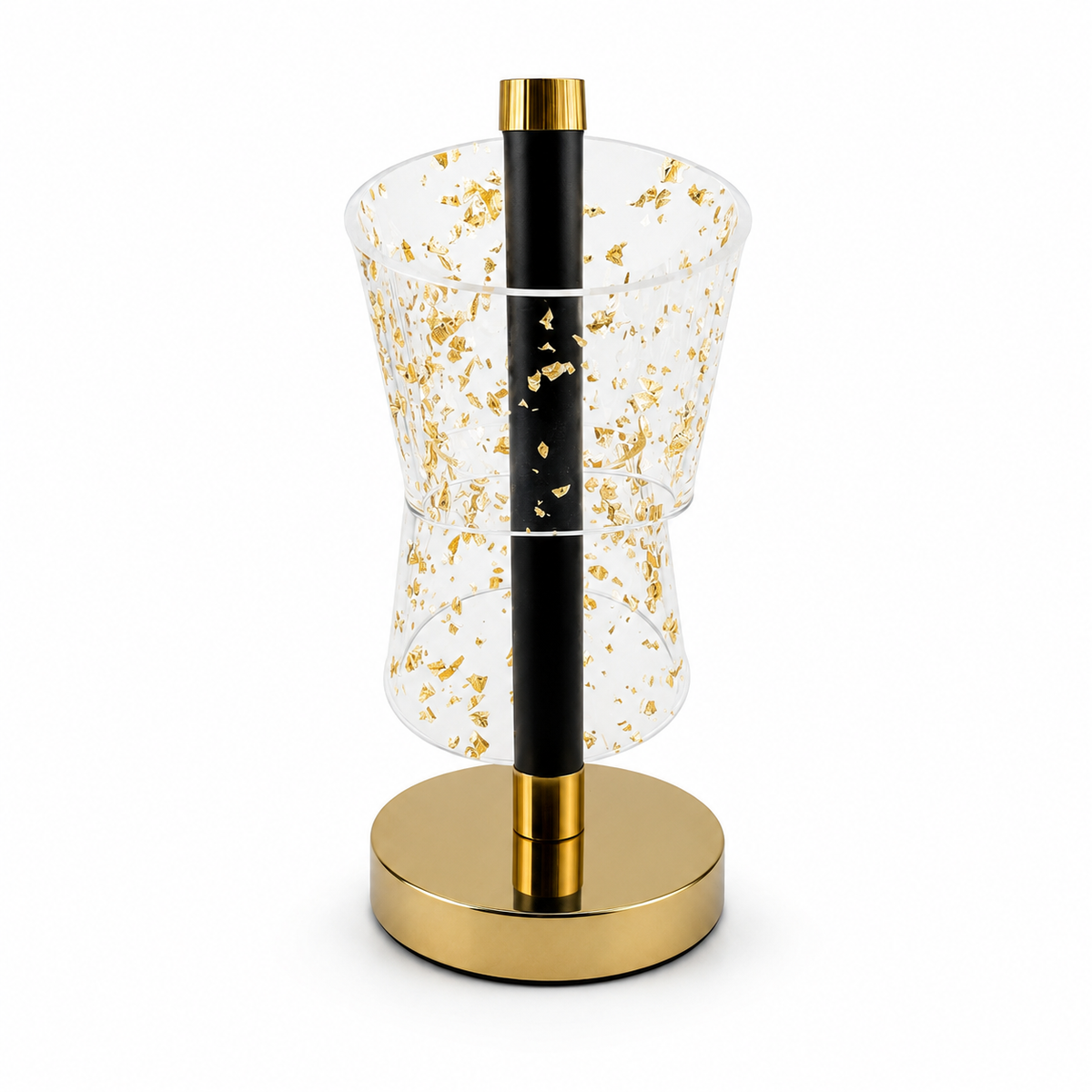 Gold Foil Crystal Table Lamp – Product Shot