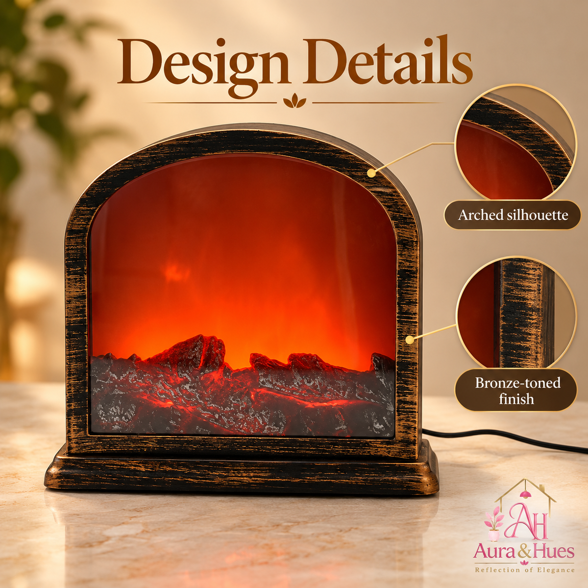 60461 (12) - FIRE LAMP