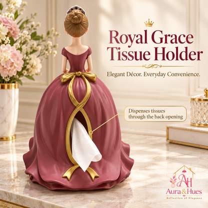 Girl Tissue Holder(maroon)