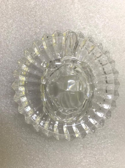 Premium Crystal Turtle Decorative Showpiece with Crystal Tray/ Luxury Feng Shui Tortoise Figurine