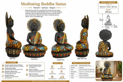 Divine Aura Meditation Buddha